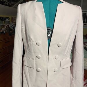 Tahari Women's Double-Breasted Blazer - Light Pink